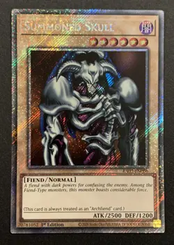 Summoned Skull - RA03-EN086 - Platimun Secret Rare - 1st Edition - YuGiOh - Image 1