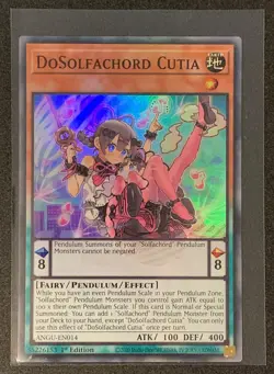 DoSolfachord Cutia ANGU-EN014 - Ultra Rare - 1st Edition - Yugioh TCG - Image 1