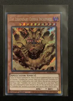 The Legendary Exodia Incarnate - BLTR-EN051 - Secret Rare - 1st Ed - Yugioh TCG - Image 1