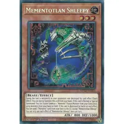 Yu-Gi-Oh Mementotlan Shleepy MP25-EN083 Prismatic Secret Rare 1st Edition - Image 1