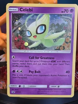 Celebi - SM224 - Holo Promo Pokemon TCG Card - Image 2