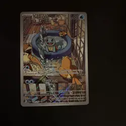 Pokemon TCG Squirtle Stellar Crown Illustration Rare Card 148/142 Mint - Image 1