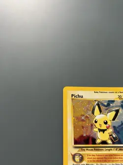 Pokemon TCG 2000 Neo Genesis Set: Pichu 12/111 - Rare Holo Card - LP/NM - Image 2