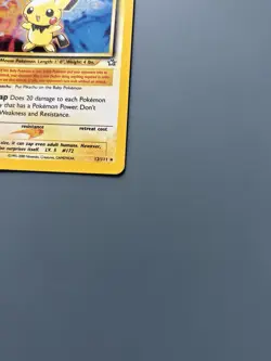 Pokemon TCG 2000 Neo Genesis Set: Pichu 12/111 - Rare Holo Card - LP/NM - Image 5