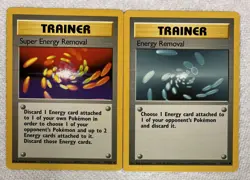 Pokemon Trainer Energy Removal & Super Energy Removal Cards - Image 1