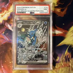Kingdra ex 131 Sv: Scarlet & Violet Promo Cards Holo PSA 9 - Image 1