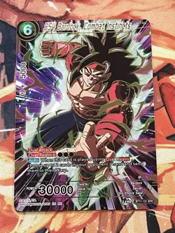 SS4 Bardock, Combat Instincts BT11-131 SPR Foil DBS Card - Image 1