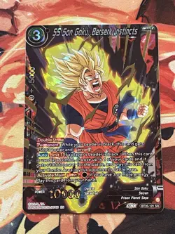 SS Son Goku, Berserk Instincts BT20-121 SR Foil DBS Card - Image 1