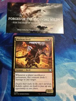Mayhem Devil Edge of Eternities Commander - Image 1