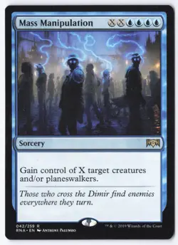 Mass Manipulation R Ravnica Allegiance 42 NM - Image 1