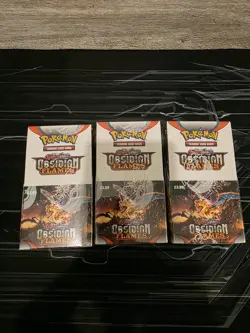 Pokemon TCG Obsidian Flames Sealed Half Booster Box (18 Packs) - NEW SEALED✅ - Image 1