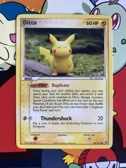 Pokemon TCG Delta Species EX Ditto [Pikachu] - 63/113 - Near Mint - Image 1