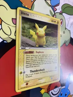 Pokemon TCG Delta Species EX Ditto [Pikachu] - 63/113 - Near Mint - Image 2