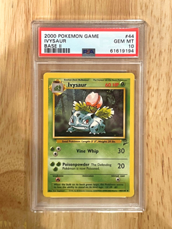 PSA 10 Ivysaur Base Set 2 Pokemon 2000 Mint Rare - Image 1