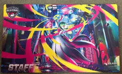 Pokemon Mega Gardevoir STAFF Playmat - Regional Exclusive - New - Image 1
