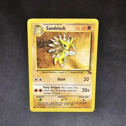 Sandslash 41/62 Weakness .......... Resistance Dots Misprint Error Pokemon TCG 2 - Image 2