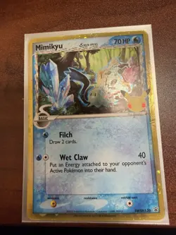 Pokemon TCG Mimikyu SWSH136 Delta Species 25th Celebrations Black Star Promo - Image 1