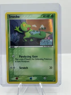 2006 Pokemon EX Crystal Guardians Holo 67/100 Treecko - Image 1