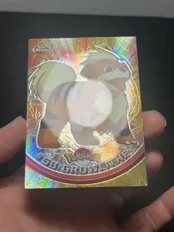 Topps Spectra Chrome Growlithe Pokemon 2000 TV Animation Edition Series 1 #58 - Image 3