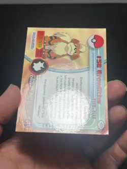 Topps Spectra Chrome Growlithe Pokemon 2000 TV Animation Edition Series 1 #58 - Image 5