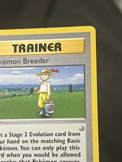 Pokemon Breeder 76/102 - Base Set 1st edition shadowless English (1999) - LP - Image 3