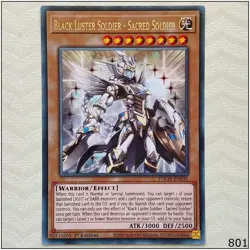 Black Luster Soldier - Sacred Soldier - TOCH-EN035 - Rare 1st Edition Yugioh - Image 1