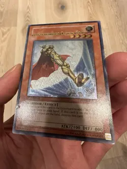 Yugioh Misprint Name Shift Elemental Hero Captain Gold Ultimate Rare 1st Ed MP - Image 5