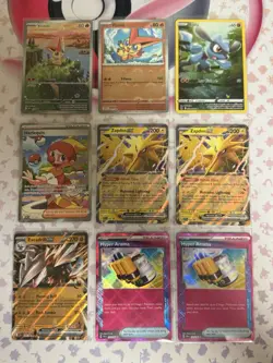 Pokemon TCG- Mixed Lot Full Art/AR/GG/Promo/ex/ Ace spec 9 Cards Nm/m - Image 1
