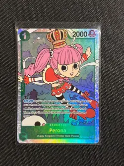 *TWO* One Piece TCG OP12 Legacy of the Master Perona Card OP12-034 P-SR - Image 2