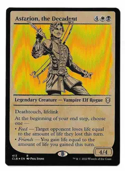 MTG Astarion, the Decadent Showcase FOIL Battle for Baldur's Gate (CLB) #413 - Image 1