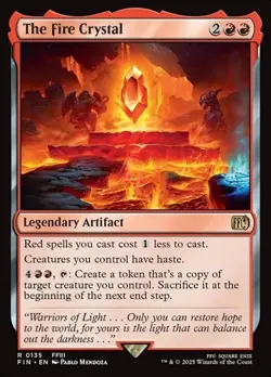 1x The Fire Crystal NM Eng MTG - Final Fantasy - Image 1