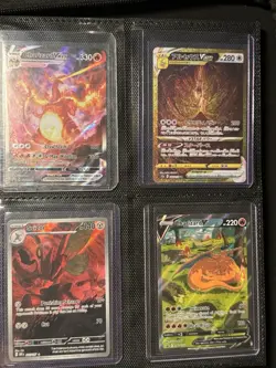 POKEMON COLLECTION Base Set Unlimited Rarities + Modern Full Art Rare Binder - Image 2
