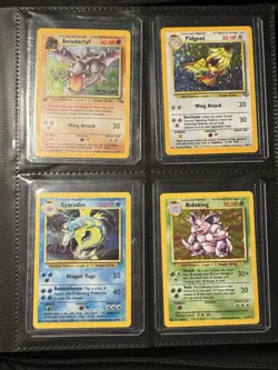 POKEMON COLLECTION Base Set Unlimited Rarities + Modern Full Art Rare Binder - Image 5
