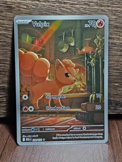 Pokemon TCG Vulpix 138/132 Mega Evolution Near Mint Condition - Image 1