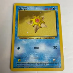Staryu 65/102 Base Set Unlimited Common Pokemon Light Play+ - Image 3