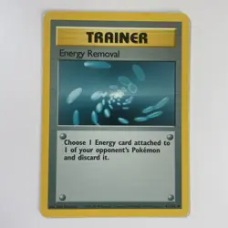 Energy Removal 092/102 Base Set (Unlimited) Regular Common Trainer Pokemon MP+ - Image 3