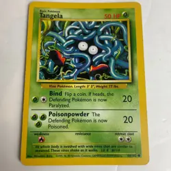 Tangela 66/102 Base Set Unlimited Common Pokemon Light Play+ - Image 3