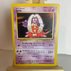 Jynx 31/102 Base Set Unlimited Uncommon Pokemon Light Play+ - Image 1