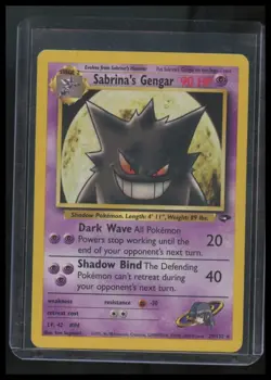 Pokemon TCG Sabrina's Gengar Gym Challenge 29/132 Non-Holo - Image 1