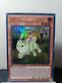 YuGiOh! - Danger!U JackalopeU - 1st Edition Ultra Rare RA01-EN013 NM - Image 1
