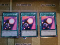 YUGIOH 3X SPELL SHATTERING ARROW LCYW-EN035 COMMON UNLIMITED ED NM - Image 1