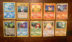 10 VINTAGE Pokemon Cards from Various Classic Sets!! - Image 1