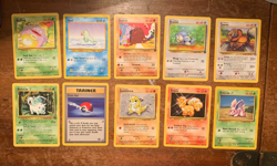 10 VINTAGE Pokemon Cards from Various Classic Sets!! - Image 1