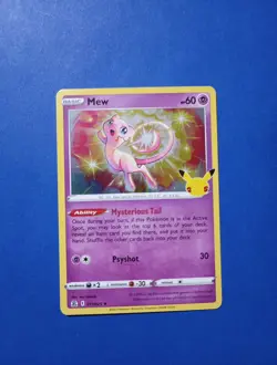 Pokemon TCG Mew Celebrations Holo Rare Card 011/025 Near Mint/Mint Condition - Image 1
