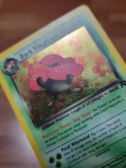 Dark Vileplume - Team Rocket Set - 13/82 Rare Holographic Pokemon Card LP - Image 2