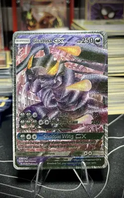 Pokemon Shadow Giratina Anima Doujin ACG DIY Craft Full Art Custom Card Holo - Image 1