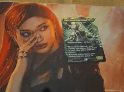 MTG Savra Queen of the Golgari Ravnica Remastered Borderless Anime Art - Image 1