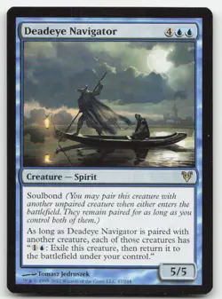 MTG Avacyn Restored #47 Deadeye Navigator LP - Image 1