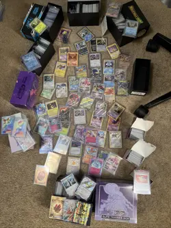 Used Pokemon Lot V As Seen Over 1K Cards Some Dents And Tears - Image 1
