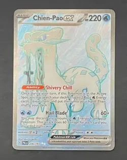 Pokemon Card Chien-Pao EX 236/193 Paldea Evolved - Near Mint - Image 1